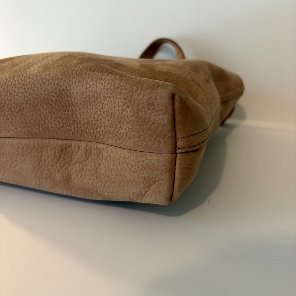 Madewell The Zip-Top Transport Crossbody Bag Nubuck Leather Everyday Purse Brown - Picture 12 of 16